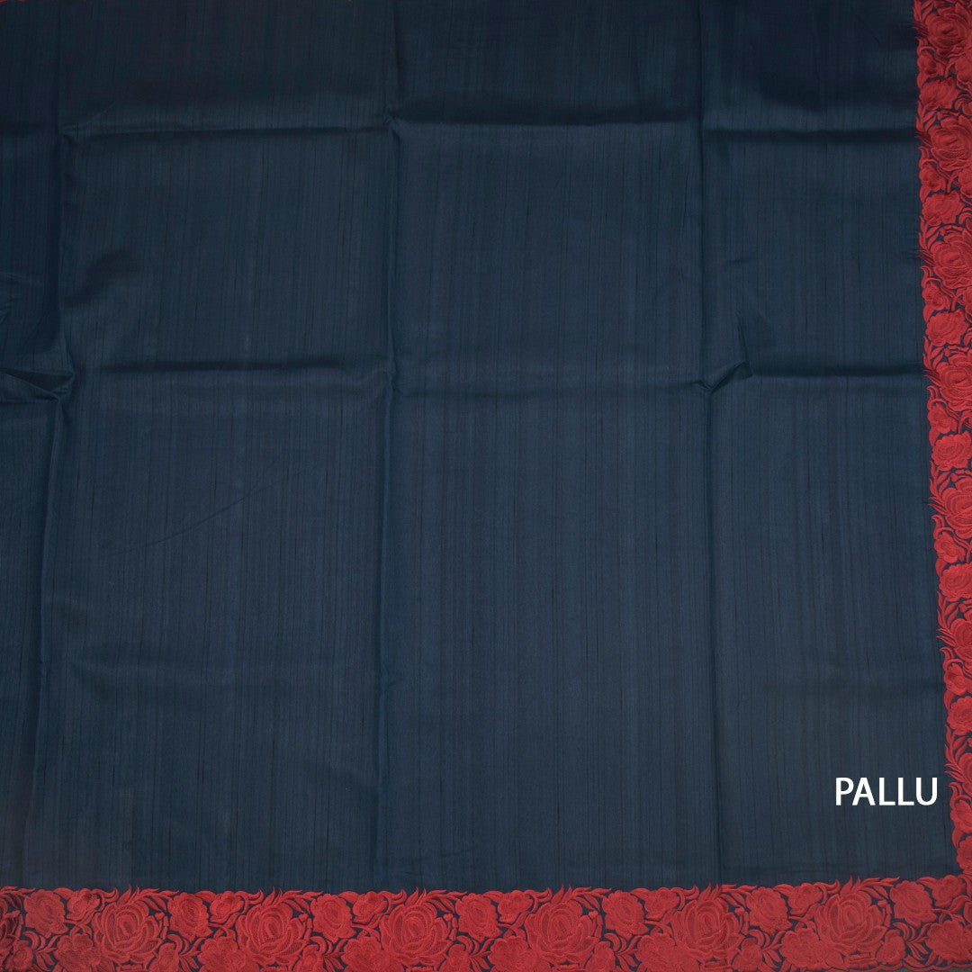 RTSR42291-2-Raw-Silk-Teal-Blue-Plain-Saree-And-Thread-Border-pallu
