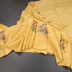 RTSR42292-Raw-Silk-Pastel-Yellow-Thread-Work-Saree-With-Birds-Design-main