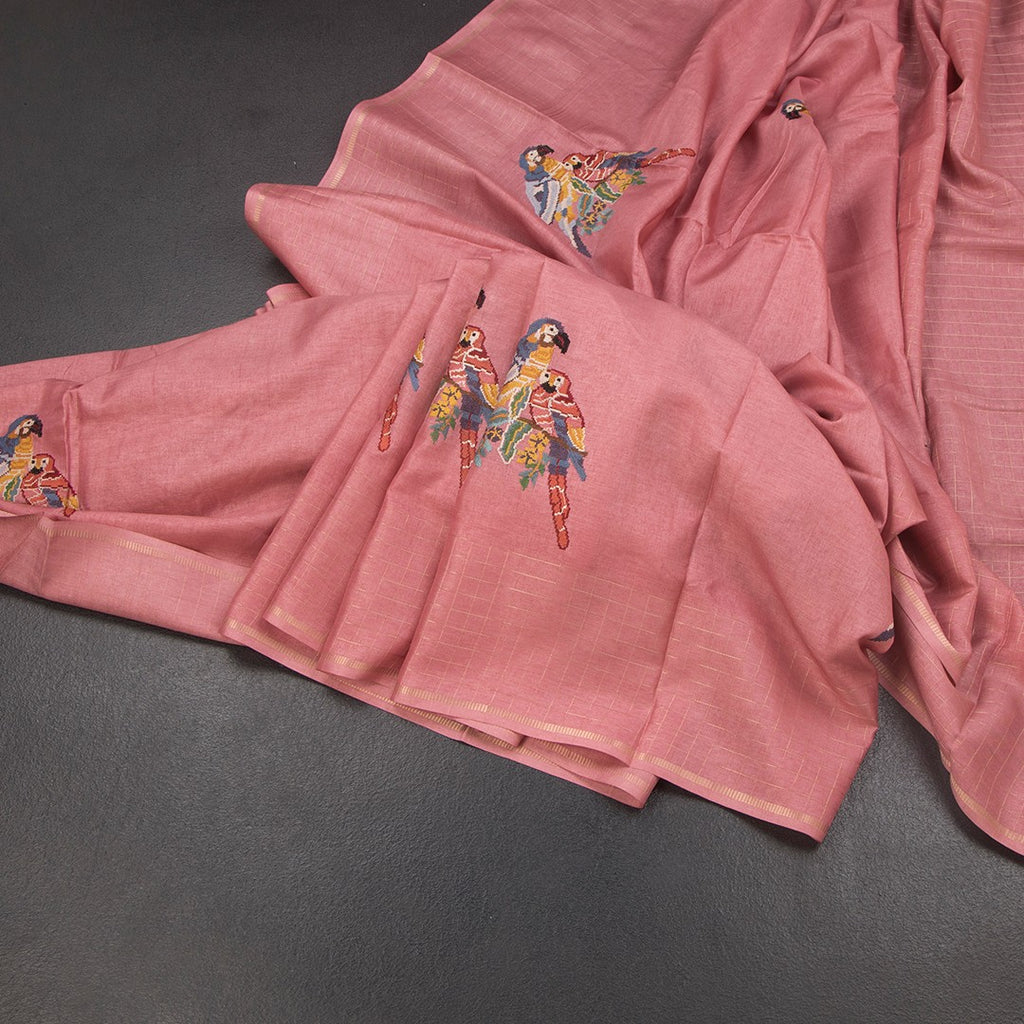RTSR42293-Raw-Silk-Peach-Thread-Work-Saree-With-Birds-Design-04-main