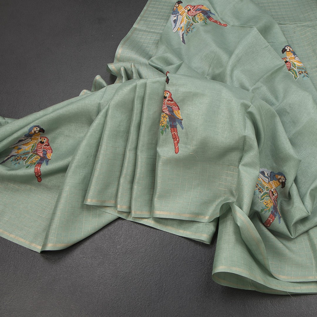 RTSR42296-Raw-Silk-Pista-Green-Thread-Work-Saree-With-Birds-Design-02-main