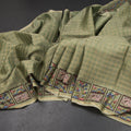 RTSR42298-Raw-Silk-Pista-Green-Zari-Checked-Saree-And-Thread-Border-02-main