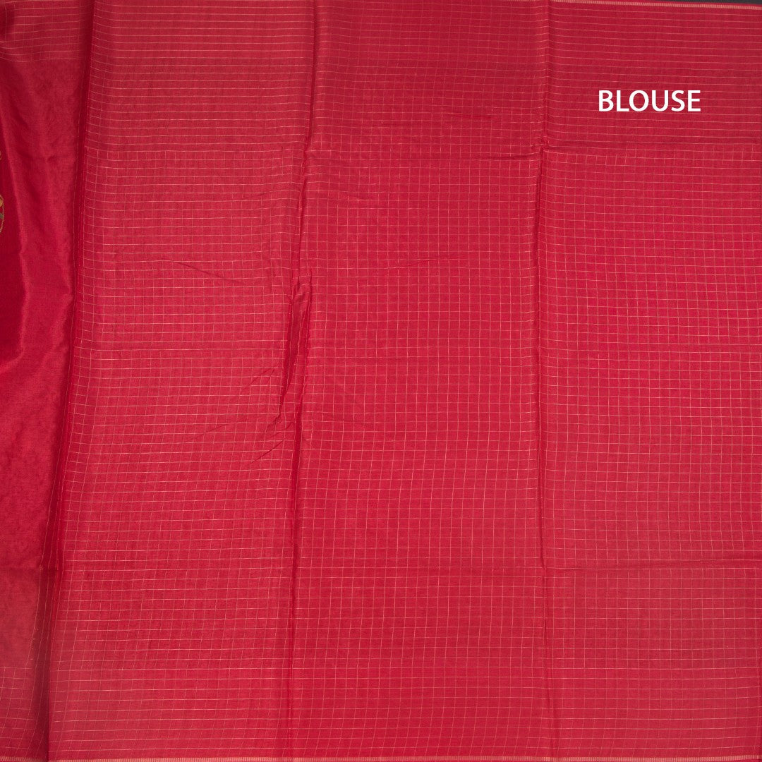 RTSR42302-3-Raw-Silk-Pinkish-Red-Thread-Work-Saree-With-Birds-Design-02-blouse