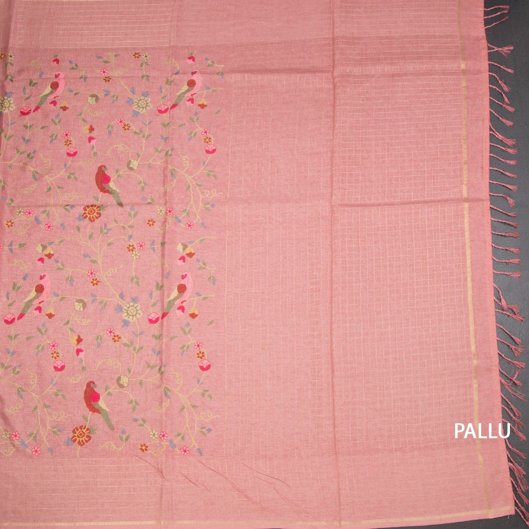 RTSR42306-2-Raw-Silk-Light-Pink-Thread-Work-Saree-With-Birds-Design-pallu