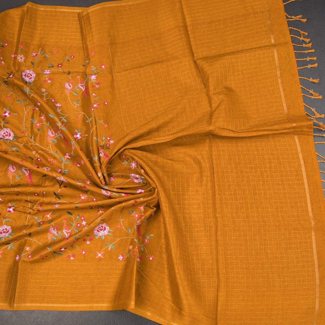 RTSR42315-4-Raw-Silk-Mango-Yellow-Thread-Work-Saree-With-Birds-Design-crush