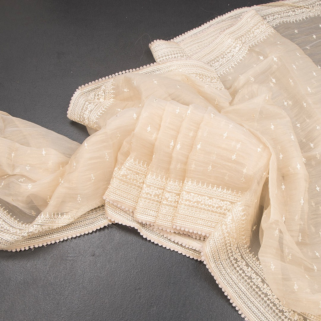 RTSR42317-Organza-Cream-Thread-Work-Saree-main