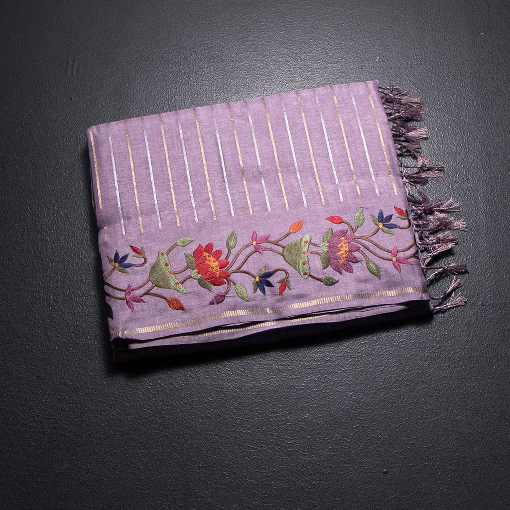 RTSR42324-1-Raw-Silk-Lavender-Zari-Stripes-Saree-And-Thread-Border-02-fold