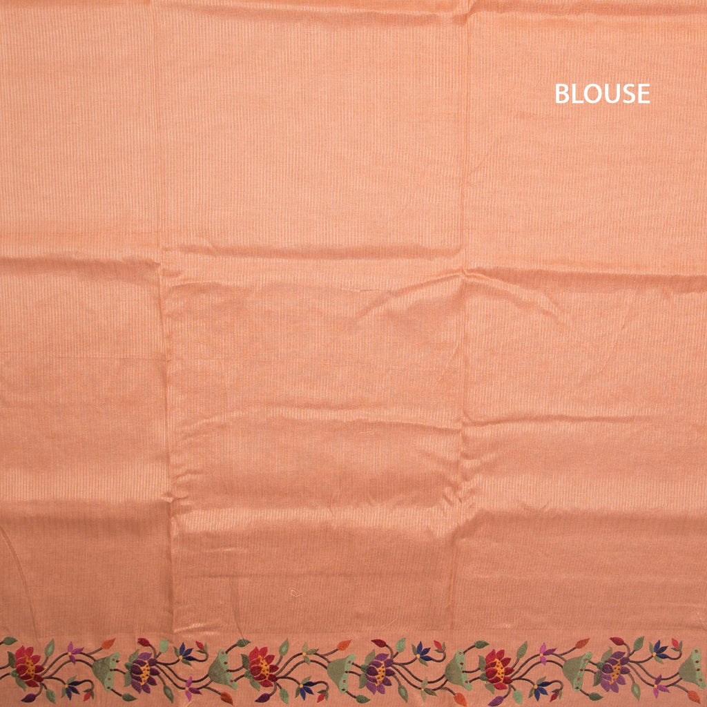 RTSR42326-3-Raw-Silk-Peach-Zari-Stripes-Saree-And-Thread-Border-03-blouse