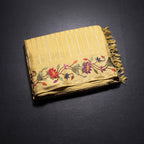 RTSR42327-1-Raw-Silk-Yellow-Zari-Stripes-Saree-And-Thread-Border-02-fold