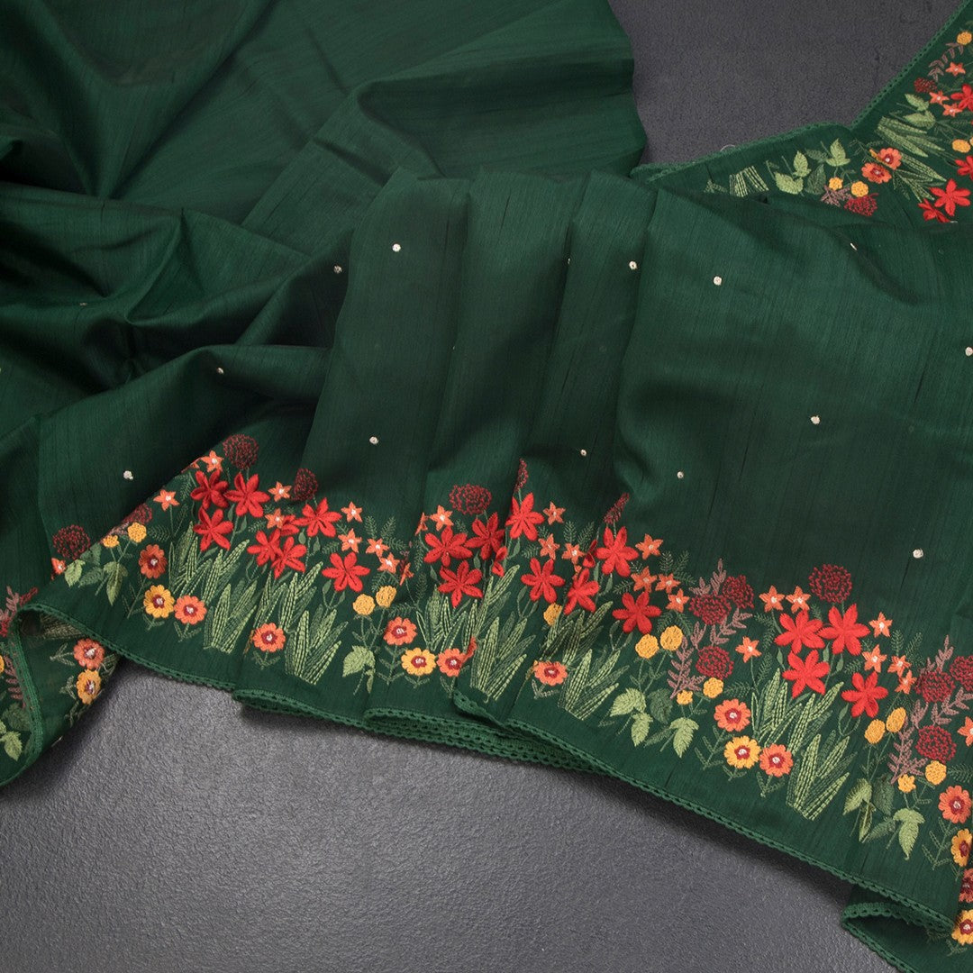 RTSR42335-Raw-Silk-Dark-Green-Saree-With-Zari-buttas-And-Thread-Border-02-main