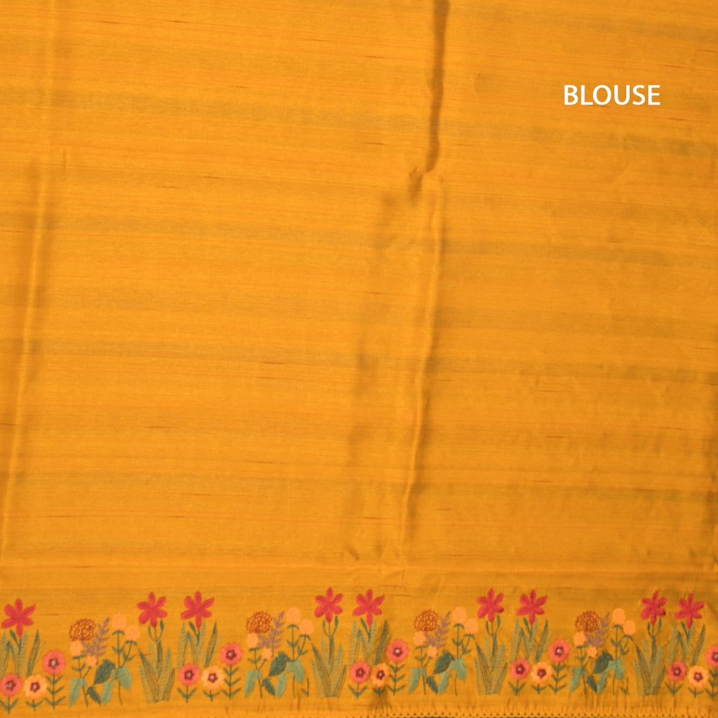 RTSR42336-3-Raw-Silk-Mango-Yellow-Saree-With-Zari-buttas-And-Thread-Border-04-blouse