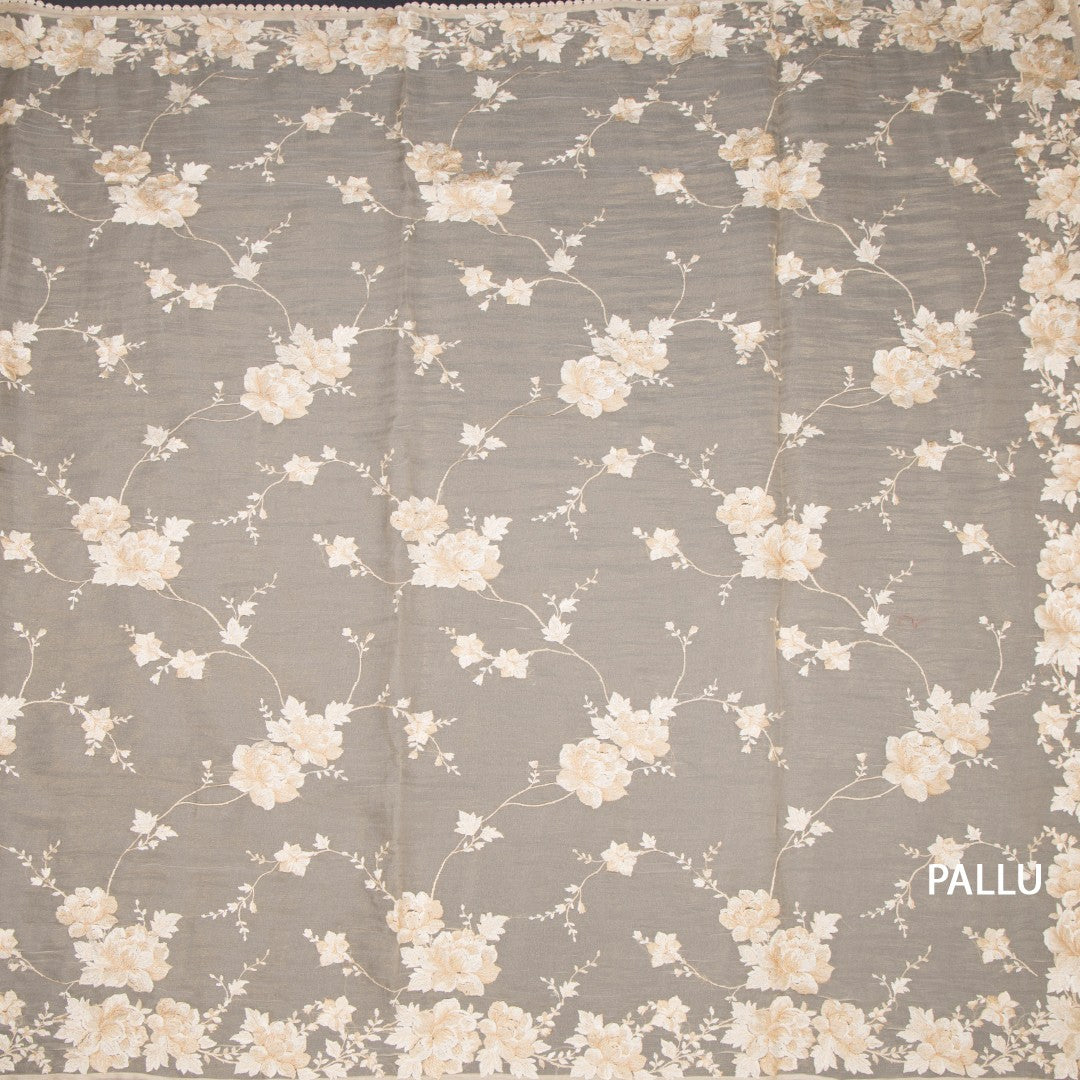 RTSR42344-2-Organza-Cream-Floral-Thread-Work-Saree-03-pallu