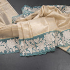 RTSR42362-Tissue-Cream-Zari-Stripes-Saree-And-Floral-Border-03-main