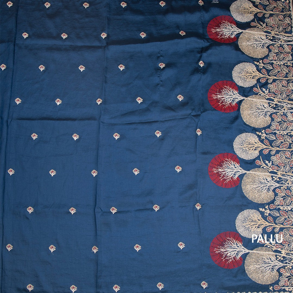 RTSR42372-2-Raw-Silk-Teal-Blue-Zari-Worked-Saree-In-Tree-Design-pallu