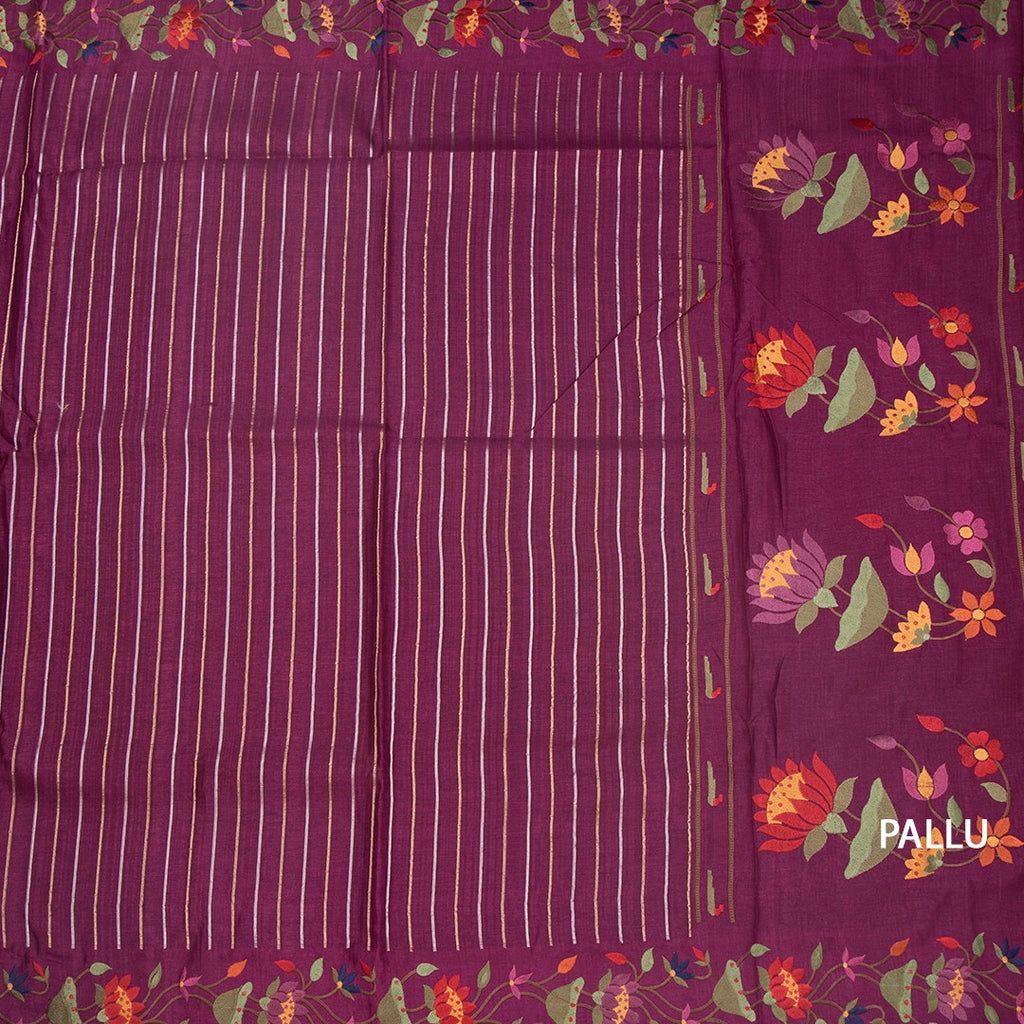RTSR42380-2-Raw-Silk-Purple-Zari-Stripes-Saree-And-Thread-Border-pallu