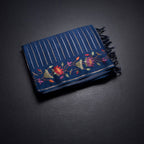 RTSR42381-1-Raw-Silk-Dark-Blue-Zari-Stripes-Saree-And-Thread-Border-02-fold