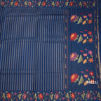 RTSR42381-2-Raw-Silk-Dark-Blue-Zari-Stripes-Saree-And-Thread-Border-02-pallu