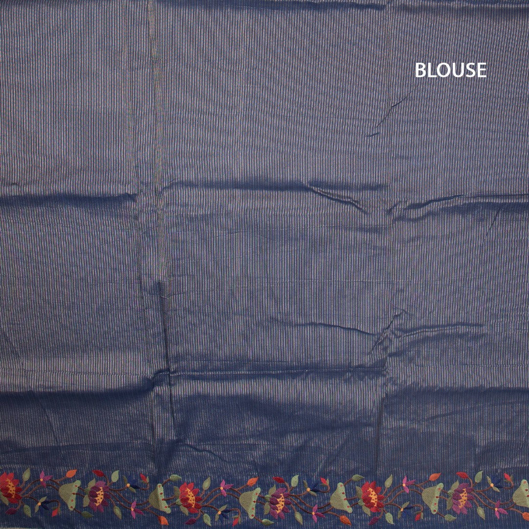 RTSR42381-3-Raw-Silk-Dark-Blue-Zari-Stripes-Saree-And-Thread-Border-02-blouse