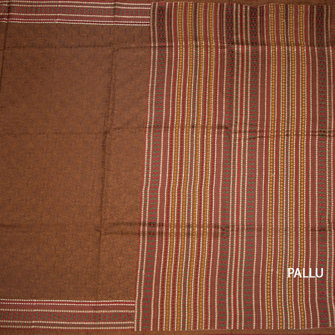 RTSR42388-2-Raw-Silk-Cinnamon-Brown-Thread-Work-Saree-02-pallu