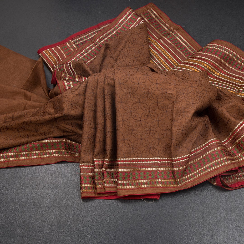 RTSR42388-Raw-Silk-Cinnamon-Brown-Thread-Work-Saree-02-main