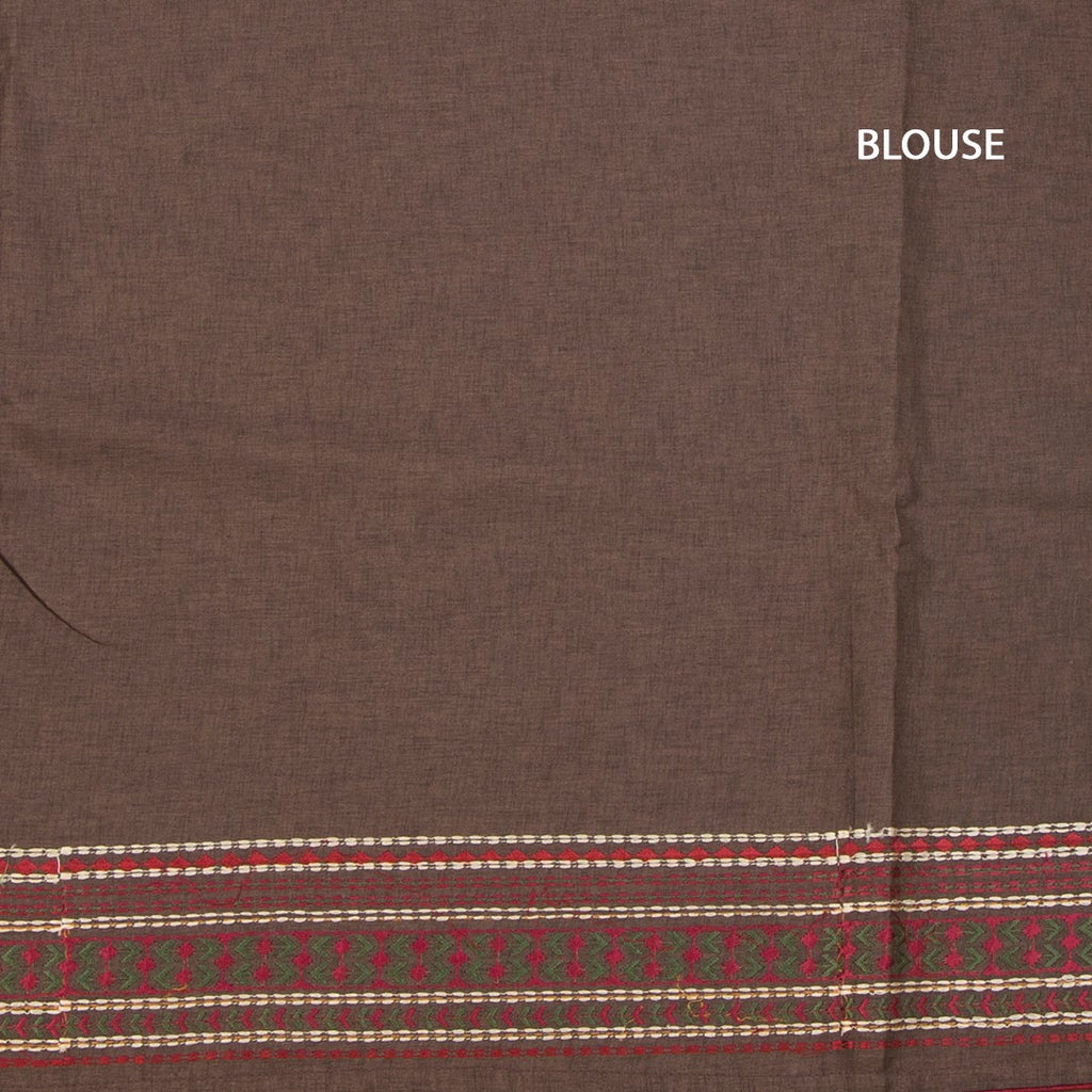 RTSR42389-3-Raw-Silk-Dark-Brown-Thread-Work-Saree-blouse
