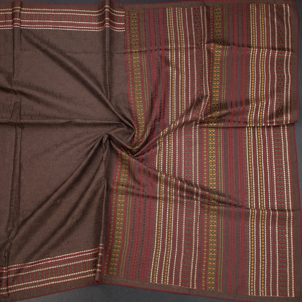 RTSR42389-4-Raw-Silk-Dark-Brown-Thread-Work-Saree-crush