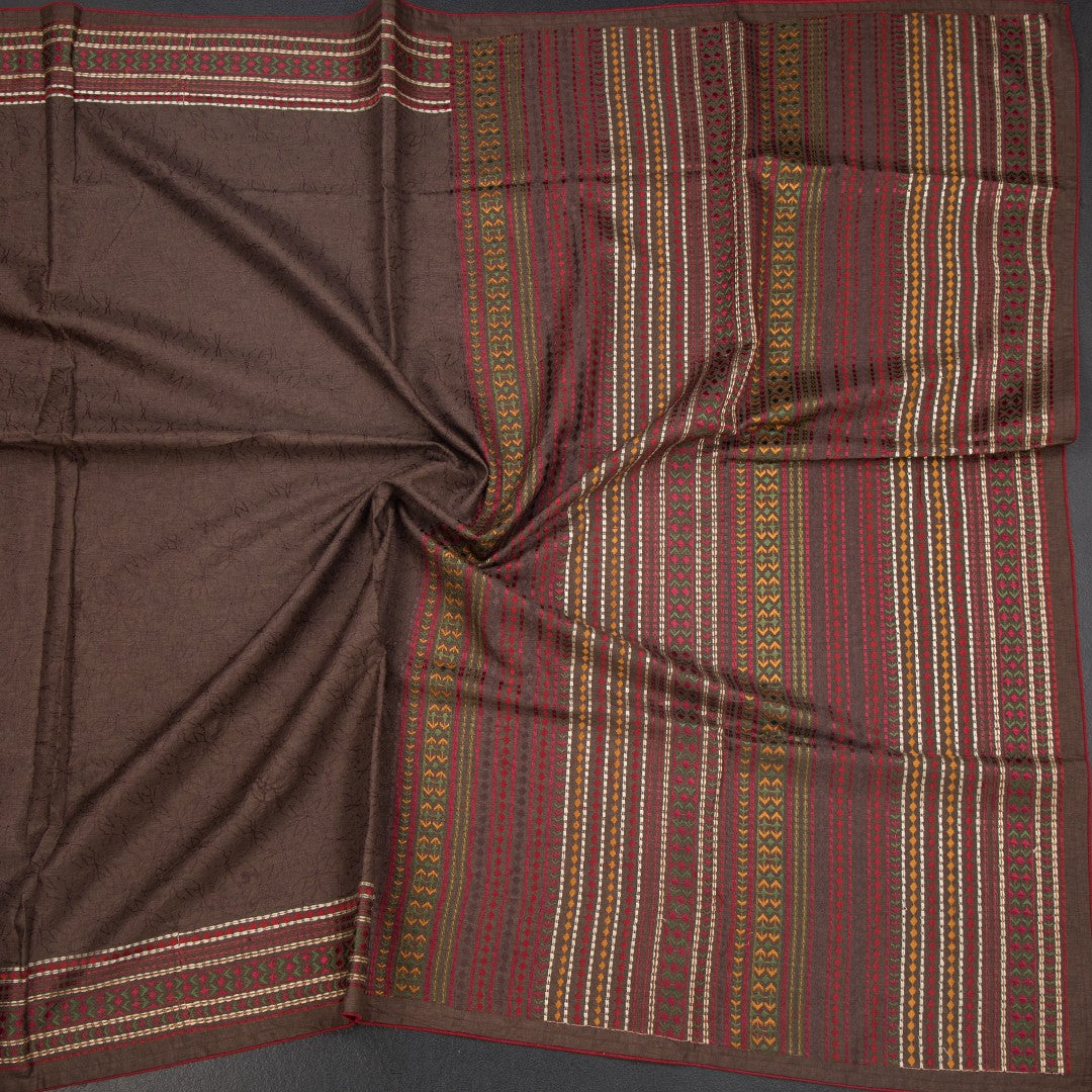 RTSR42389-4-Raw-Silk-Dark-Brown-Thread-Work-Saree-crush