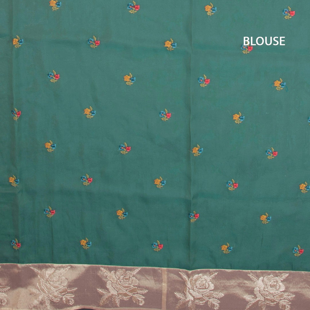 RTSR42454-3-Organza-Jade-Green-Floral-Thread-Work-Saree-blouse