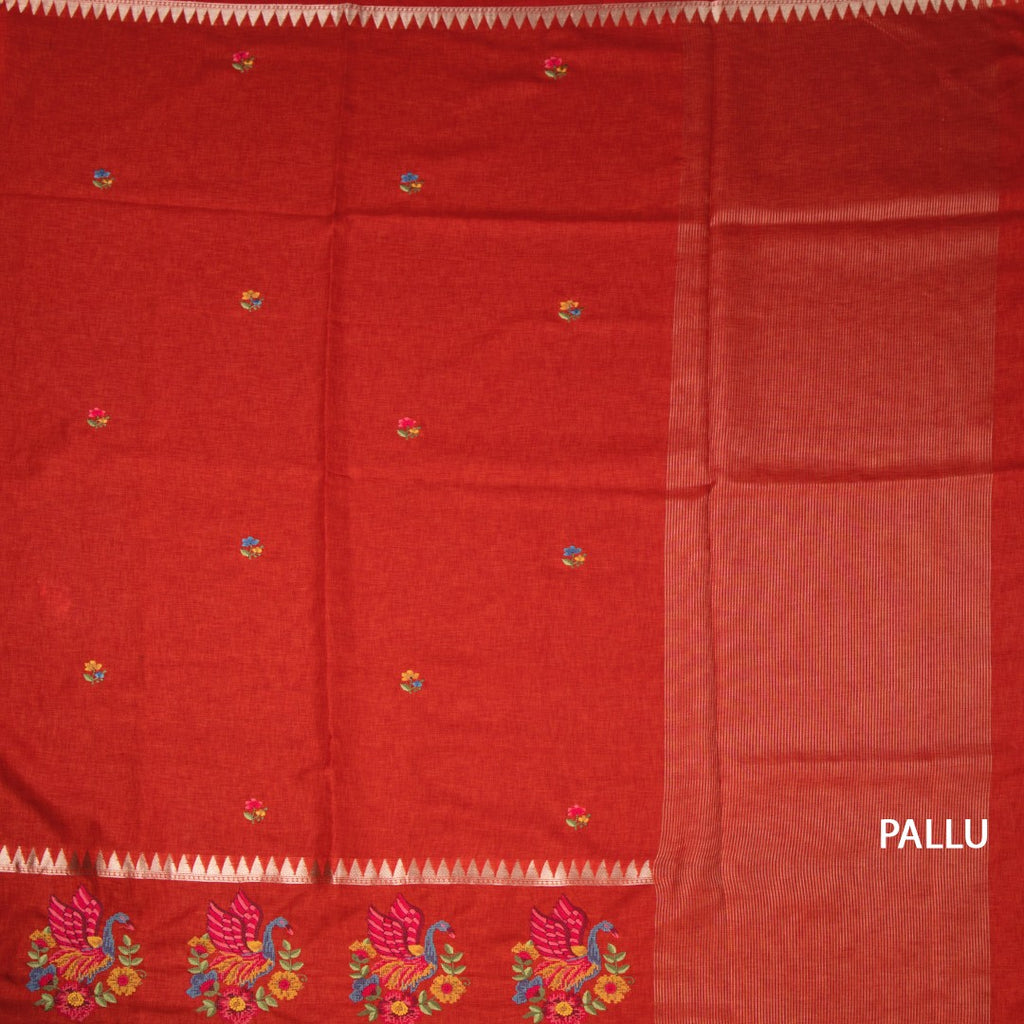 RTSR42463-2-Raw-Silk-Red-Thread-Work-Saree-02-pallu