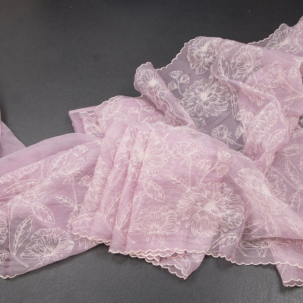 RTSR42466-Organza-Lavender-Floral-Thread-Work-Saree-main