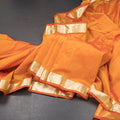 SMLSR42083-Semi-Silk-Mango-Yellow-Plain-Saree-And-Zari-Border-main