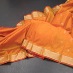 SMLSR42084-Semi-Silk-Mango-Yellow-Saree-With-Zari-Buttas-main
