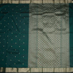 SMLSR42085-2-Semi-Silk-Dark-Green-Saree-With-Zari-Buttas-full-veiw