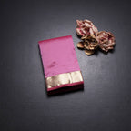 SMLSR42086-1-Semi-Silk-Taffy-Pink-Plain-Saree-And-Zari-Border-fold