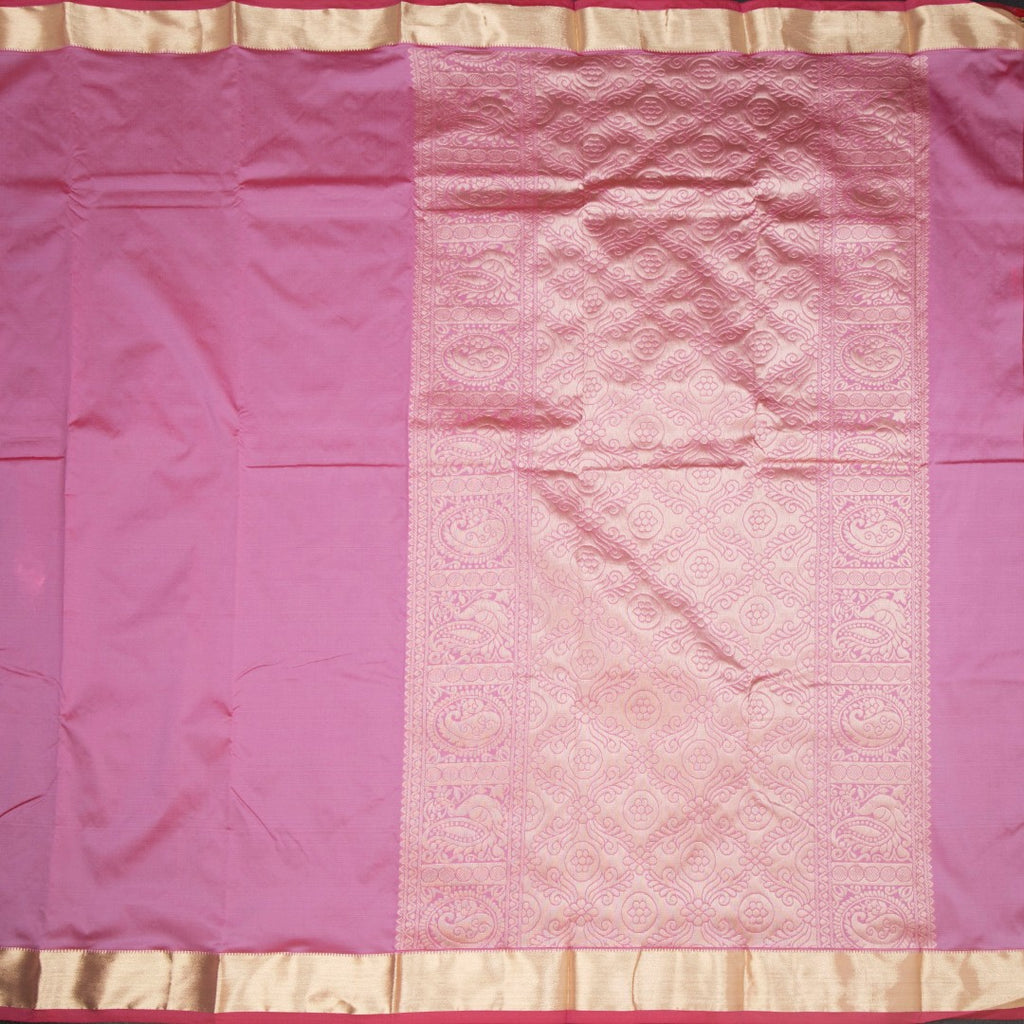 SMLSR42086-2-Semi-Silk-Taffy-Pink-Plain-Saree-And-Zari-Border-full-veiw