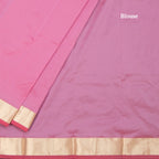 SMLSR42086-4-Semi-Silk-Taffy-Pink-Plain-Saree-And-Zari-Border-blouse