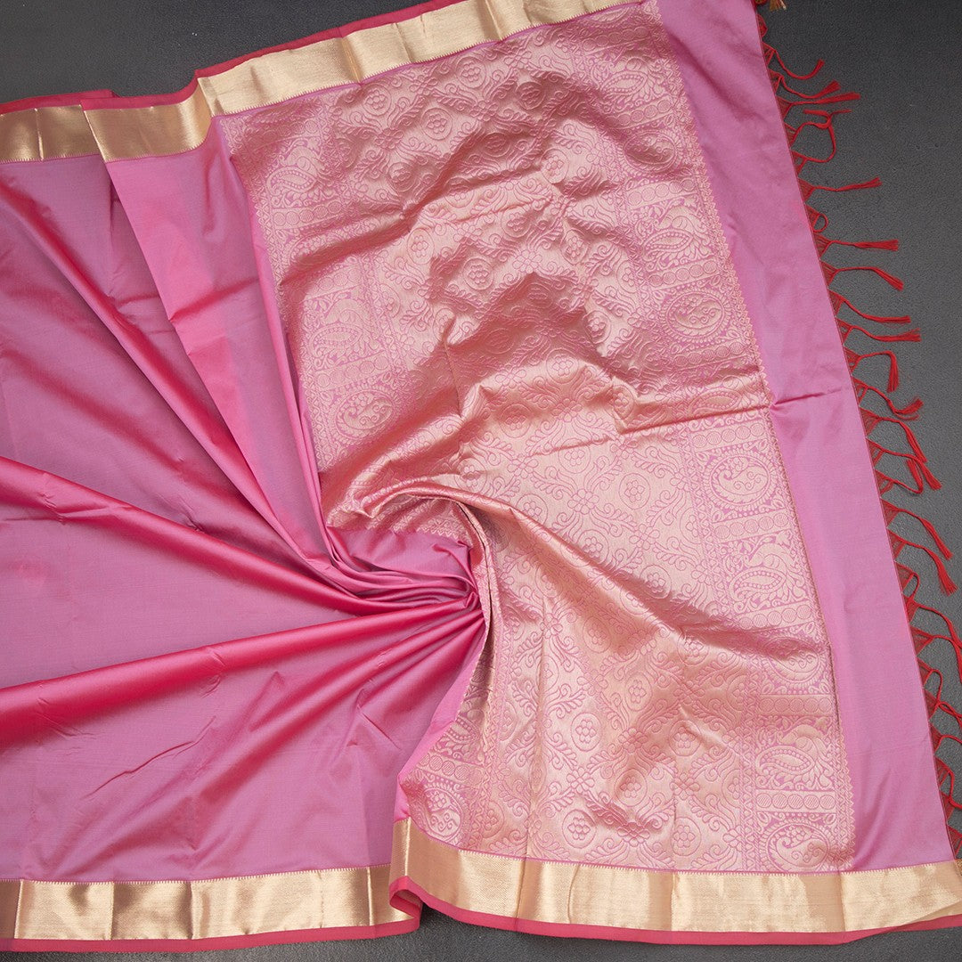 SMLSR42086-5-Semi-Silk-Taffy-Pink-Plain-Saree-And-Zari-Border-crush