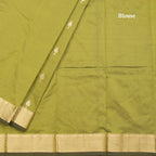 SMLSR42087-4-Semi-Silk-Olive-Green-Saree-With-Zari-Buttas-blouse