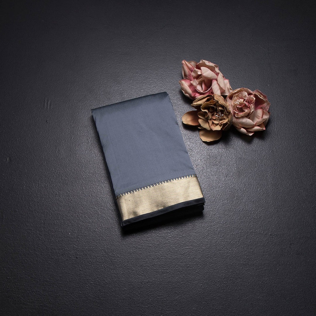SMLSR42088-1-Semi-Silk-Grey-Plain-Saree-And-Zari-Border-fold