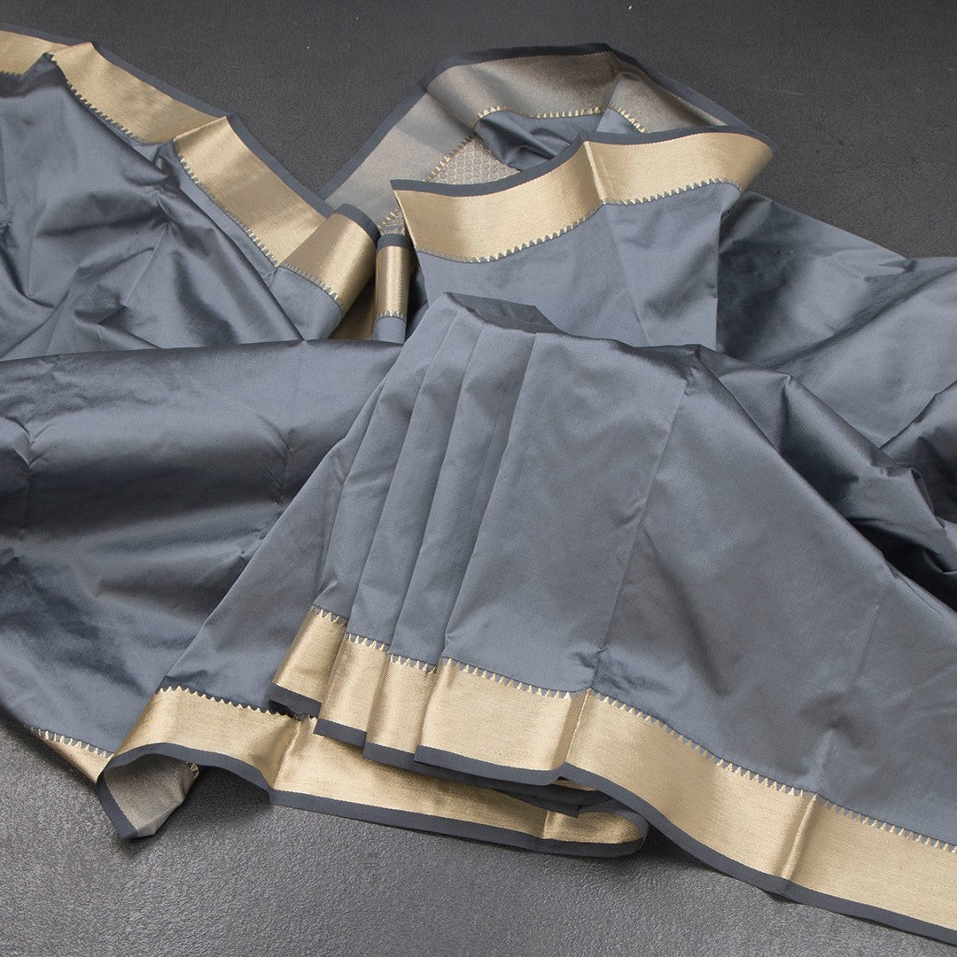 SMLSR42088-Semi-Silk-Grey-Plain-Saree-And-Zari-Border-main