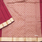 SMLSR42089-3-Semi-Silk-Maroon-Plain-Saree-And-Zari-Border-pallu