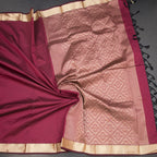 SMLSR42089-5-Semi-Silk-Maroon-Plain-Saree-And-Zari-Border-crush
