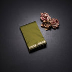 SMLSR42090-1-Semi-Silk-Olive-Green-Plain-Saree-And-Zari-Border-fold