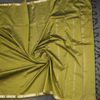 SMLSR42090-5-Semi-Silk-Olive-Green-Plain-Saree-And-Zari-Border-crush