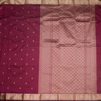 SMLSR42092-2-Semi-Silk-Maroon-Saree-With-Zari-Buttas-full-veiw