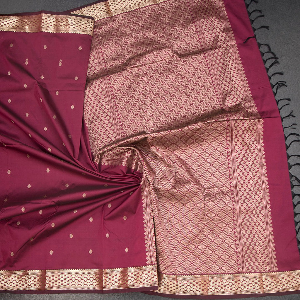 SMLSR42092-5-Semi-Silk-Maroon-Saree-With-Zari-Buttas-crush
