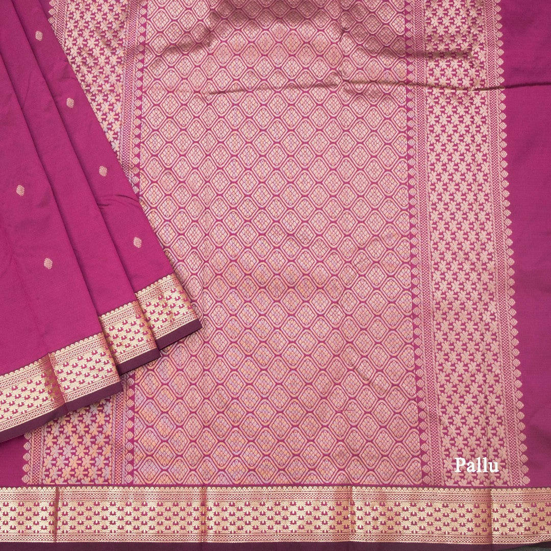 SMLSR42093-3-Semi-Silk-Dark-Pink-Saree-With-Zari-Buttas-pallu