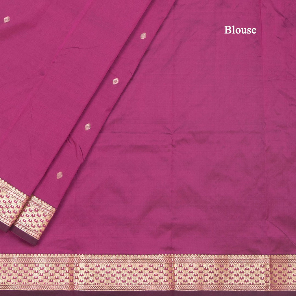 SMLSR42093-4-Semi-Silk-Dark-Pink-Saree-With-Zari-Buttas-blouse