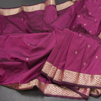 SMLSR42093-Semi-Silk-Dark-Pink-Saree-With-Zari-Buttas-main