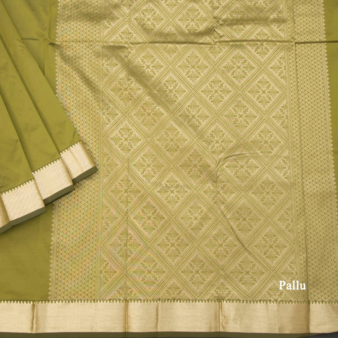 SMLSR42094-3-Semi-Silk-Olive-Green-Plain-Saree-And-Zari-Border-02-pallu