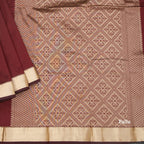 SMLSR42109-3-Semi-Silk-Plain-Maroon-Saree-And-Zari-Border-pallu